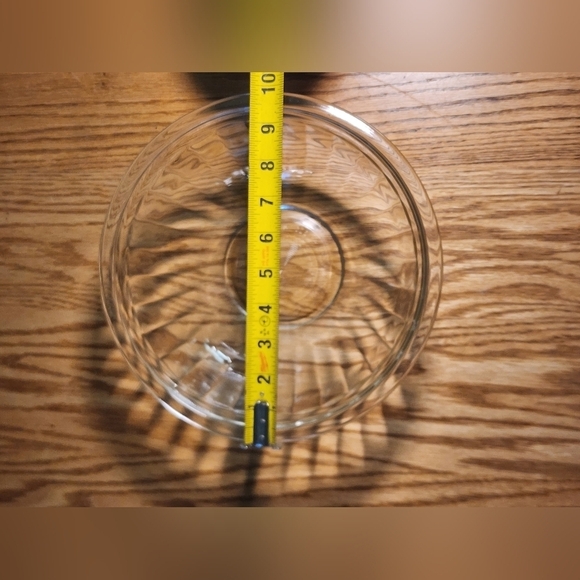 Vintage Pyrex #325 Clear Wavy/Scalloped Nesting Glass Mixing Bowl 2-1/2 Qt - Picture 5 of 9